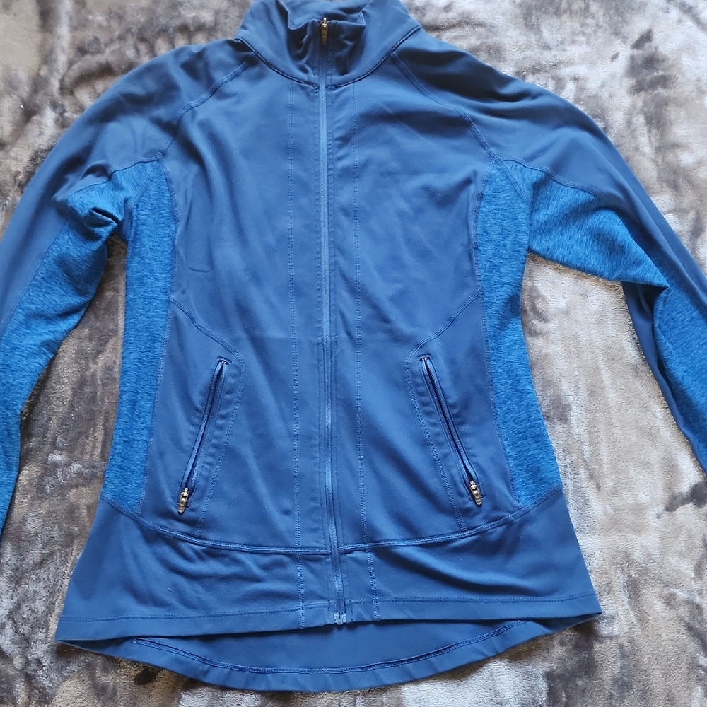 Women's Blue Full-Zip Jacket